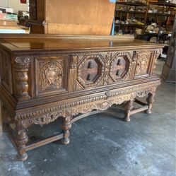 Antique Vanity Cabinet 