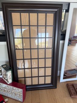 Large Dark Brown Multi-Grid Picture Frame