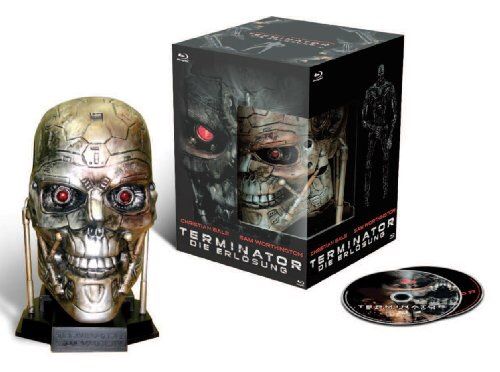 Terminator Salvation Limited Edition T-600 Skull Blu Ray RARE