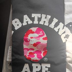 Pink Camo Small Head Bape Shirt