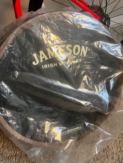 Jameson Irish Whiskey 24” wooden black chalkboard.