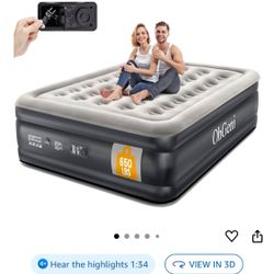 Air Mattress Size Queen 18” $50