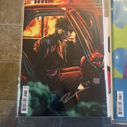 The Joker, The Man Who Stop Laughing Seven X4 Signed By Ryan Cary