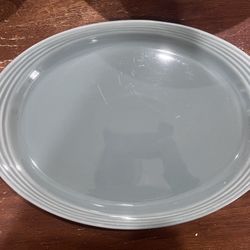 Oneida Culinaria Blue Sage (Slate Blue) 14" Oval Serving Platter