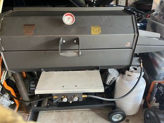 Heavy-duty 40” Smokin’ Cajun Grill by R&V Works (model SCG40 / CG-40 gas version)