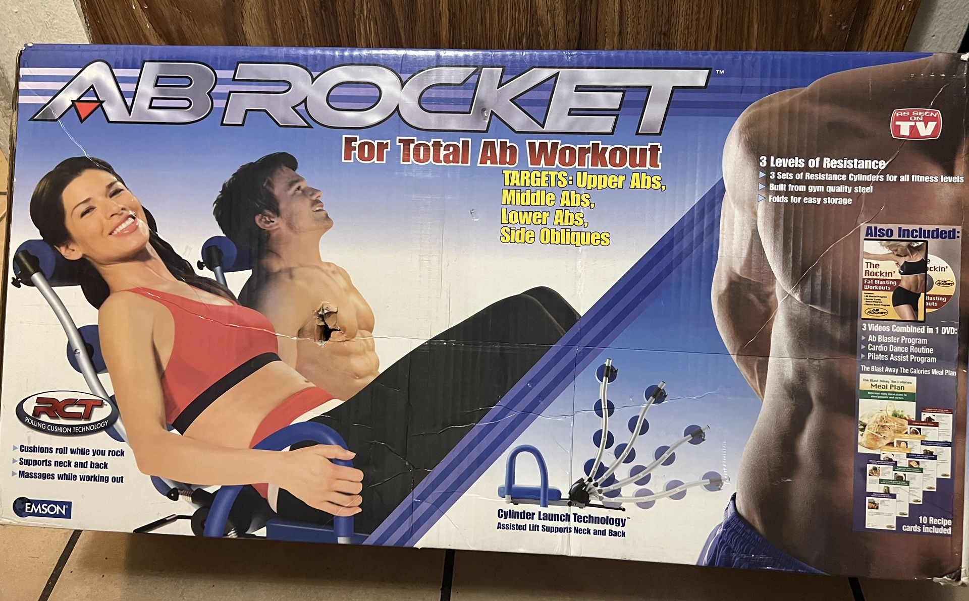 AB ROCKET workout machine, for total ab workout