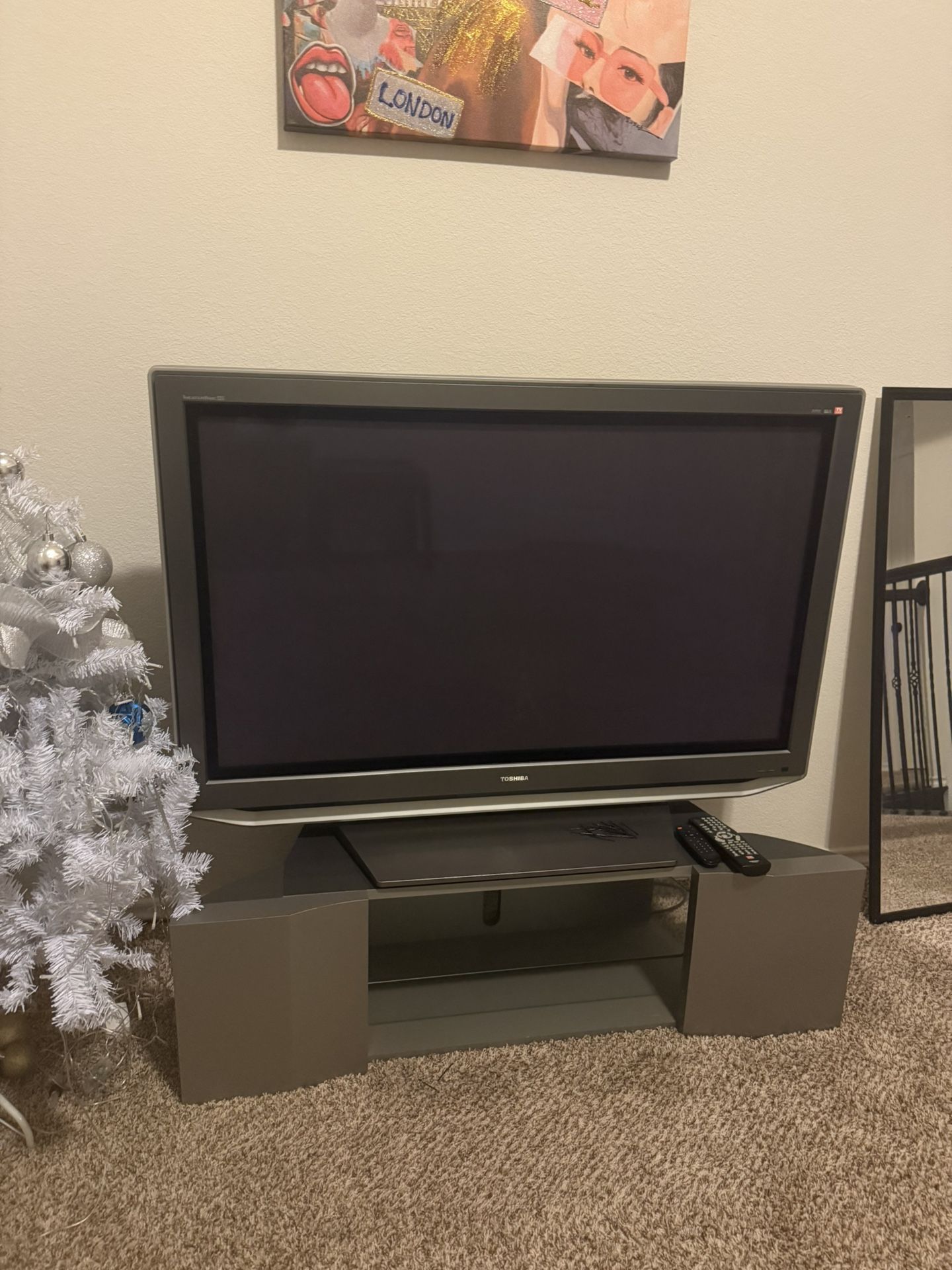 50 inch plasma tv with stand
