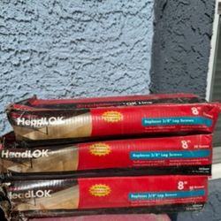 New HeadLOK Structural Wood Screws - 10” inch And 5”-  8” -flat head wood screws - Black (50 Pack) $30 Each I