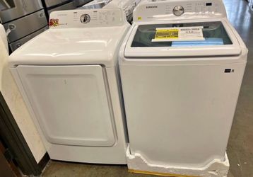 SAMSUNG NEW WASHER & USED DRYER