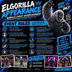 Gorilla Inflatable appearance
