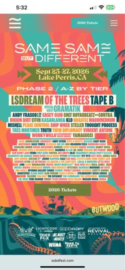 Same Same But Different 3 day GA pass