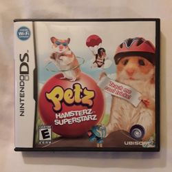 Petz Hamsterz Superstarz Nintendo DS Game