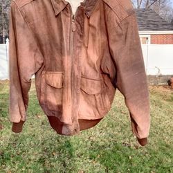 Vintage Global Identity Leather Fashions Jacket 