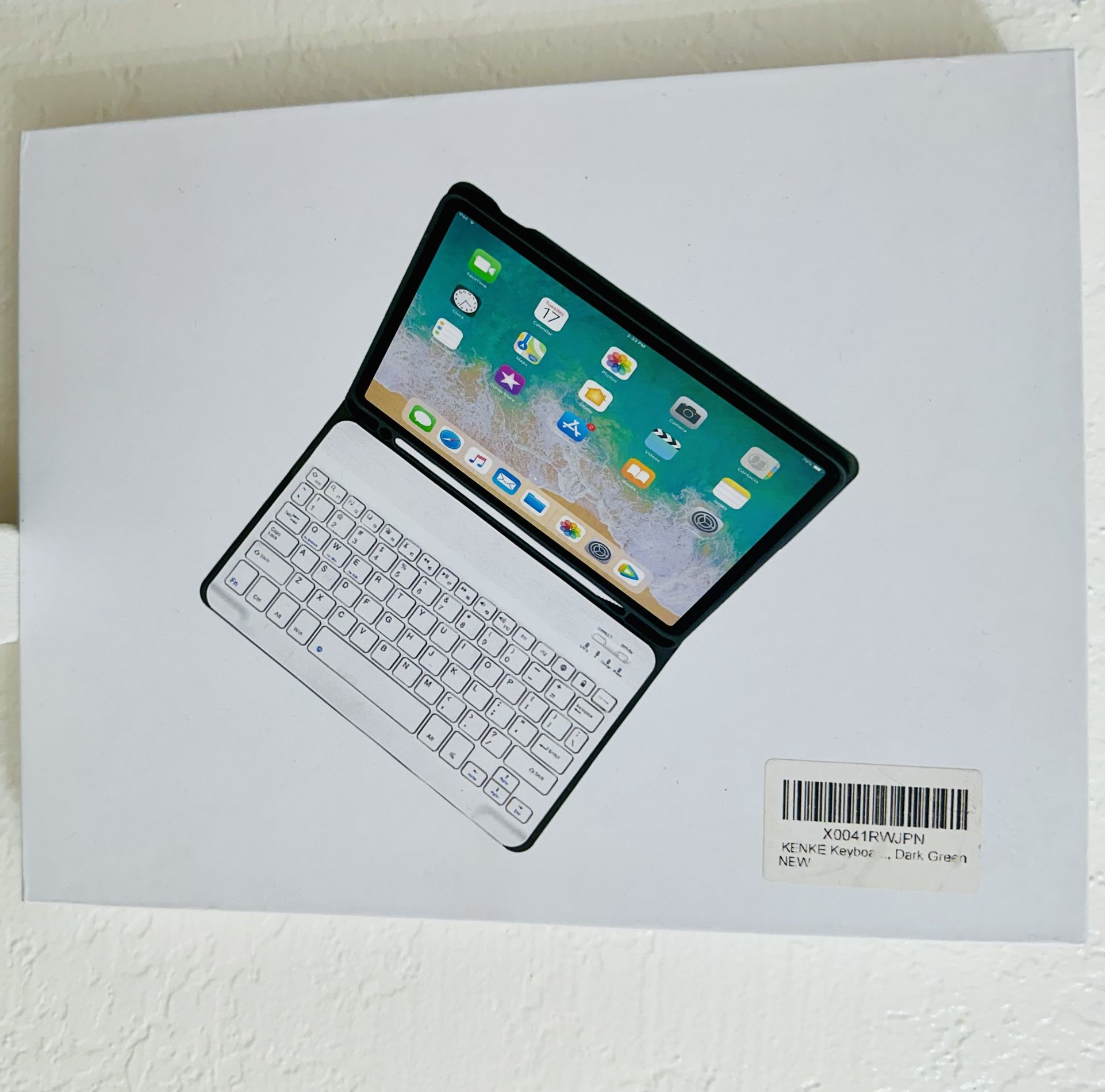 Wireless Keyboard Case for Apple iPad 10th Gen. Dark Green NEW