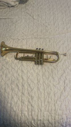 Brass Trumpet with Mouthpiece