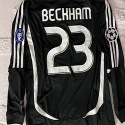 Beckham Real Madrid Retro Jersey