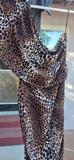 Leopard print dress