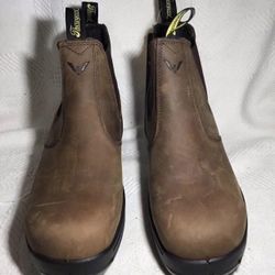 THOROGOOD MENS SIZE 8.5 COMPOSITE TOES SLIP ON WORK BOOTS ((contact info removed)) New No Box 