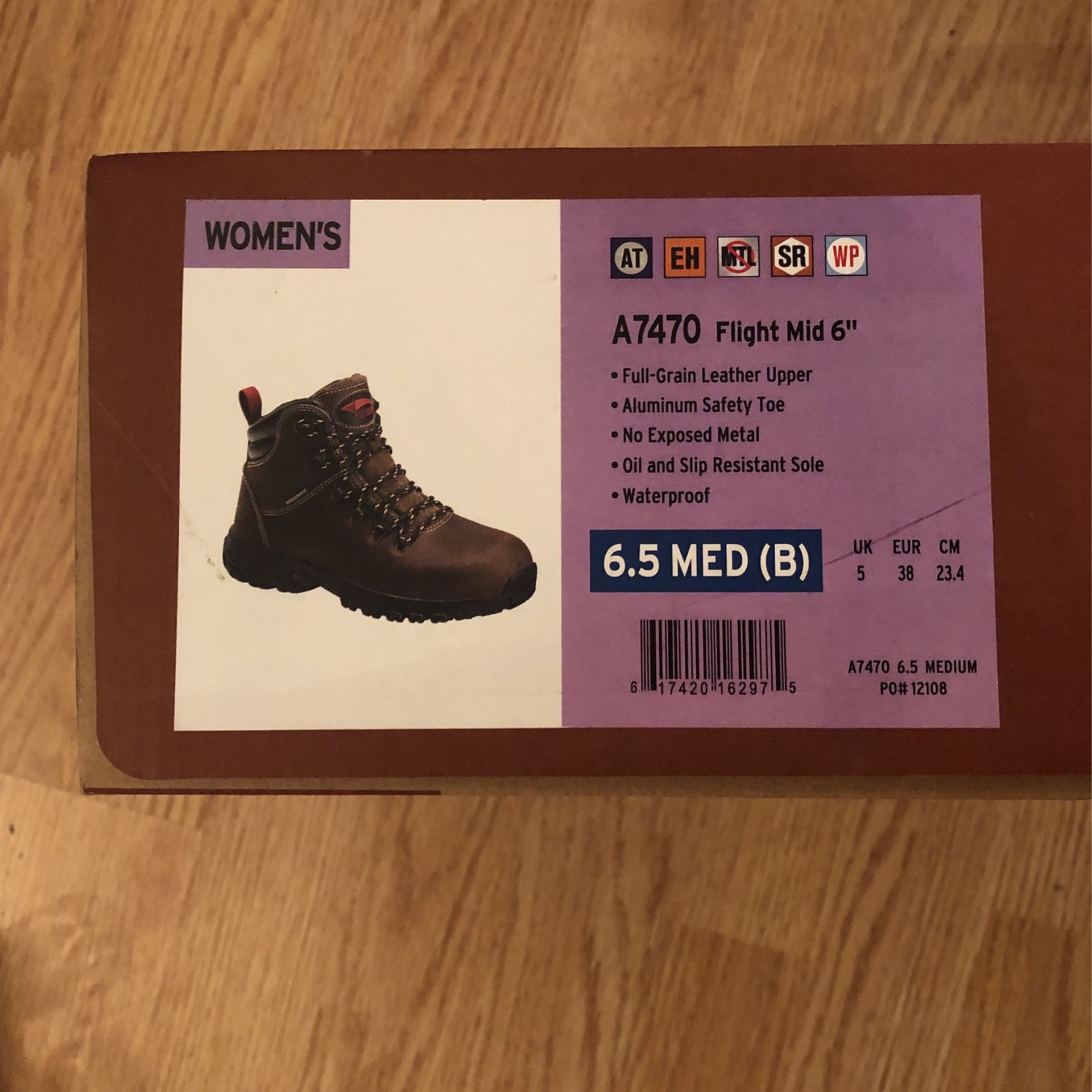 Avenger Women’s Work Boots Size 6.5 