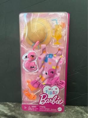 Barbie Clothes, Preschool Toys, My First Fashion Pack, Swimsuit and Flamingo, Ea