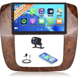 Android 13 Car Stereo 9” for GMC Yukon / Chevy Tahoe Suburban 2007–2013 | CarPlay + GPS