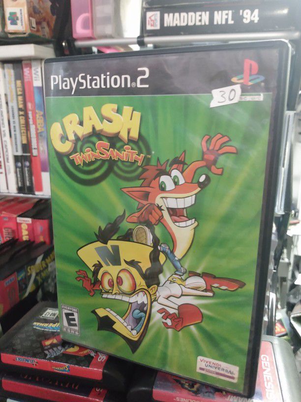 Playstation 2 PS2 Crash TwinSanity CIB