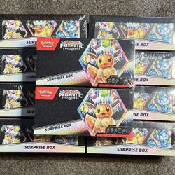 Pokemon Prismatic Evolutions Surprise Box x10