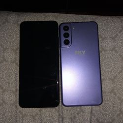 Black One Samsung And The Purple One Sky Devices