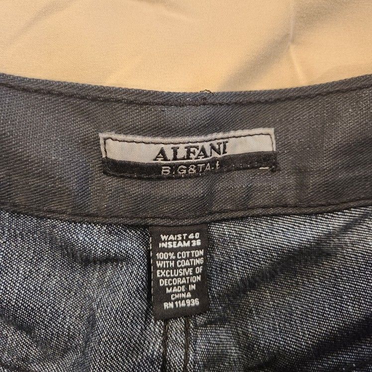Jeans- ALFANI 40" X 36" Black Jeans