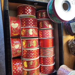 19 ROLLS OF NEW OR BARELY USED RIBBON