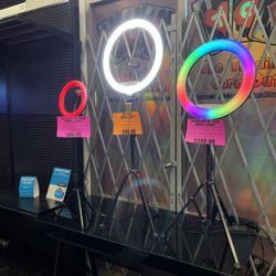 Ring Lights! 10 inch to 18 inch available! With Store Warranty! Brand New in Box! Starting at $79!