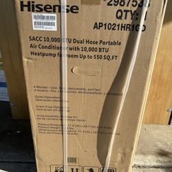 Hisense Air Conditioner New In Box 500
