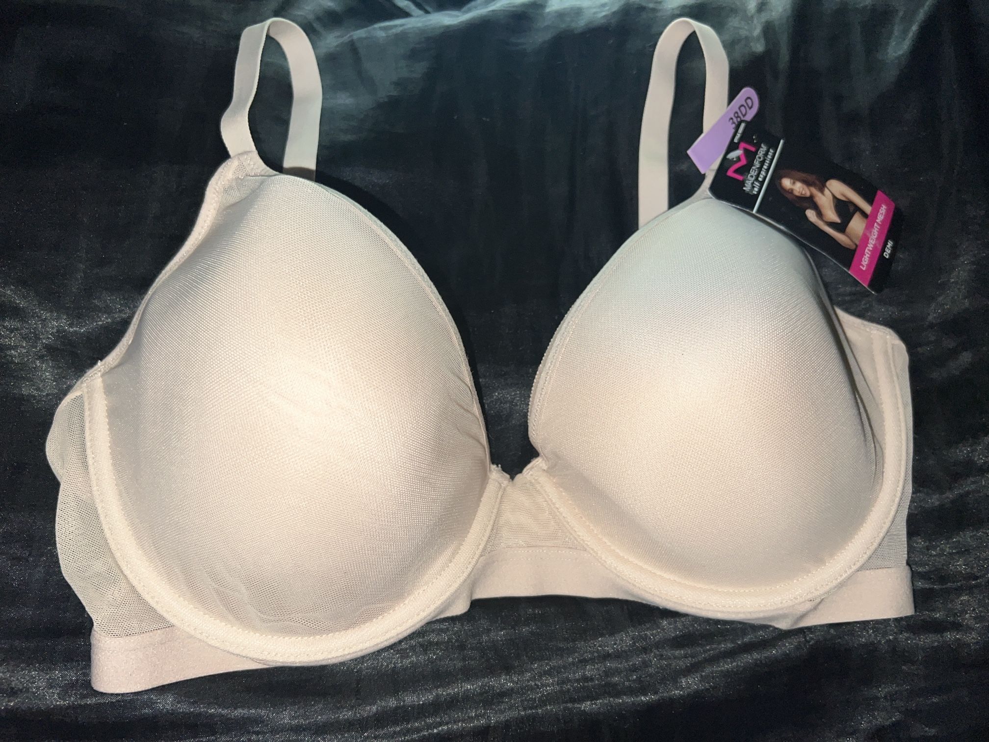 NWT MAIDENFORM self expressions LIGHTWEIGHT MESH DEMI Bra