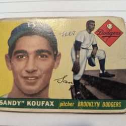 Sandy Koufax Baseball Card