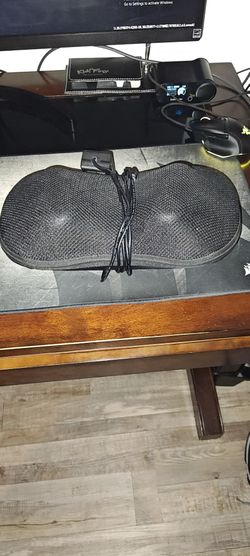 Neck + Back Massager Pillow w Heat and Kneading $15