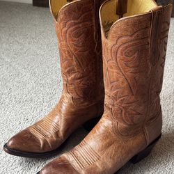 Men’s Lucchese Calf Boots - Size 10.5 D