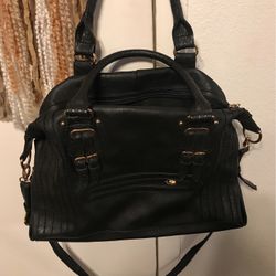 Large Black Purse/Bag - 16”x 12” $13