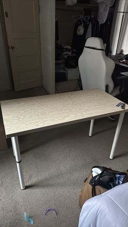 Light brown desk
