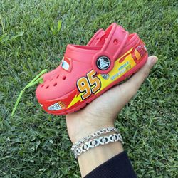 Crocs Classic Clog “Lighting McQueen” Size 7C 