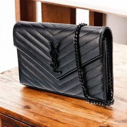 YSL Chevron Cassandre Shoulder Bag