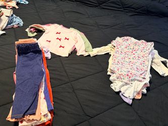 Bundle of long sleeves, onesies and leggings
