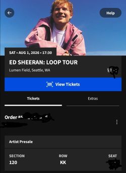 Ed Sheeran Concert!! Seattle