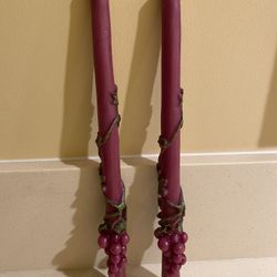 Pair Of 10” Candles 