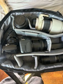 Canon DSLR Camera Kit with Multiple Lenses