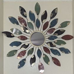 Indoor/outdoor Wall Decor With Mirror