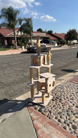 Tall Multi-Level Cat Tree Tower