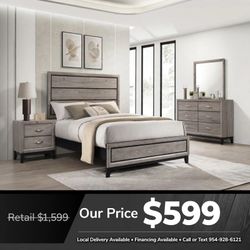 Affordable Bedroom sets| Only $599| shop now pay later.