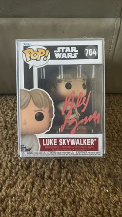 Autographed Funko POP! - Star Wars: Luke Skywalker 764 | Signed by Alex Segura
