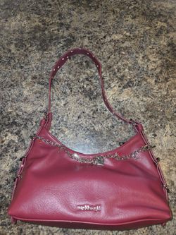 Madden Girl pink/red purse with heart details