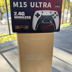 Projector Y300 Pro Smart tv + M15 Ultra Console games 30.000 4k
